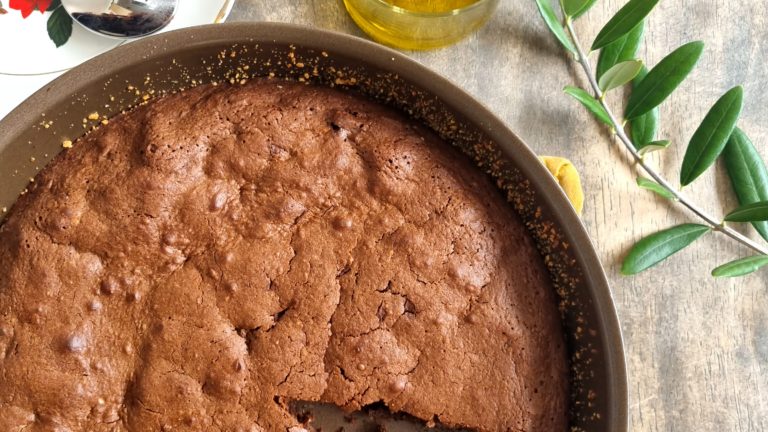 gateau au chocolat et huile d'olive