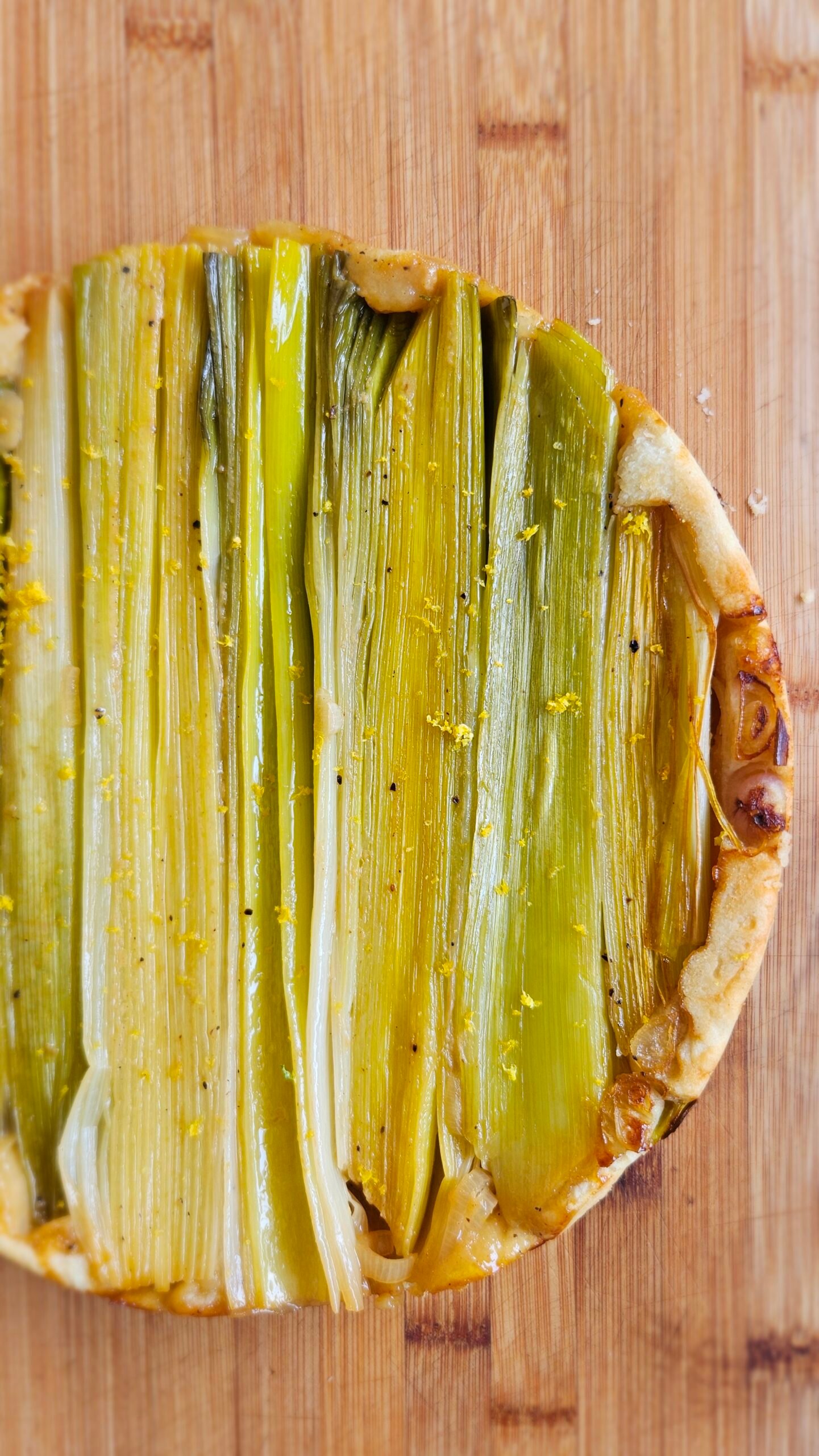 tarte tatin aux poireaux